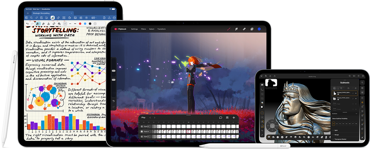 iPads and Apple Pencil (USB-C)