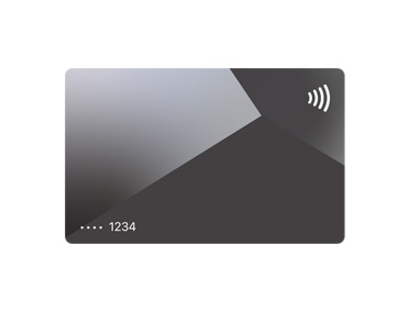 Image of Apple Card with sleek white design and a customer's name