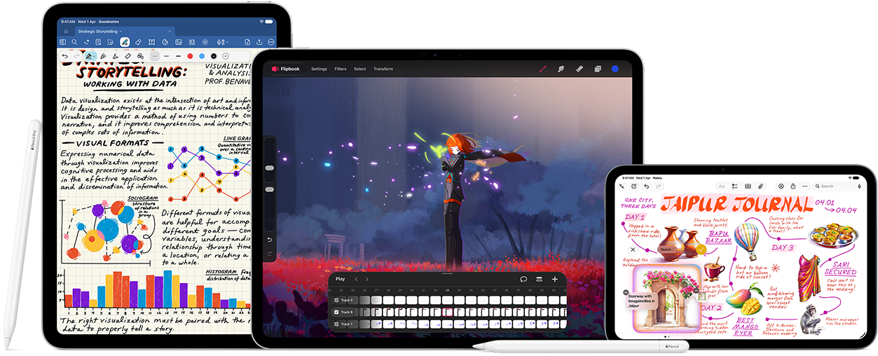 iPad 與 Apple Pencil (USB-C)