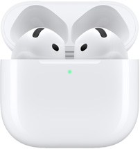 Кутия за зареждане с AirPods 5 в нея