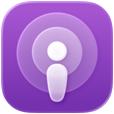 Applen Podcastit-apin kuvake