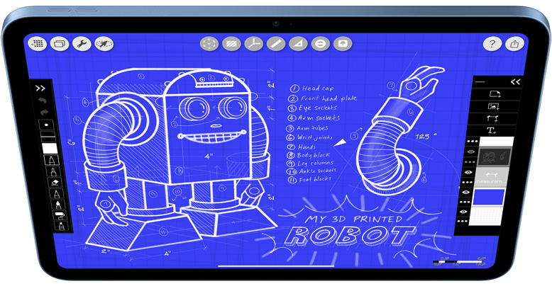 Morpholio Trace on iPad