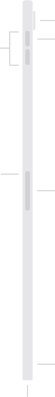 Seitenansicht des iPad Air