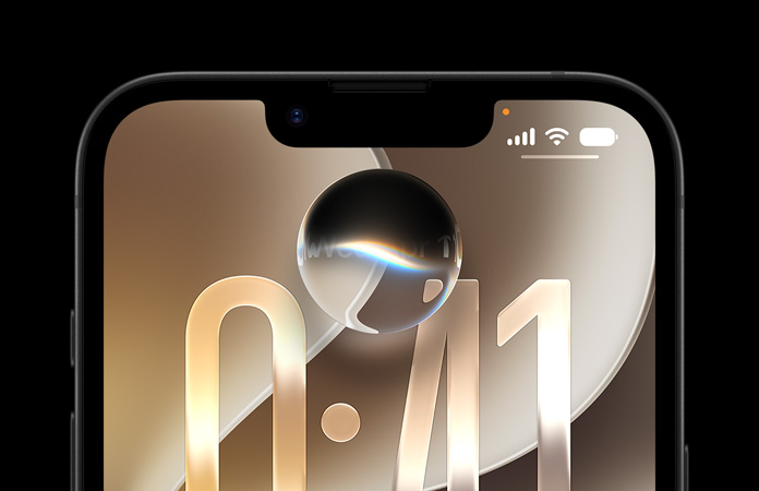 iPhone 17e 상단 3분의 1 영역에 Siri AI 대화 말풍선이 표시되어 있는 모습