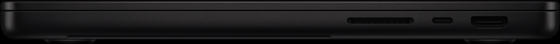 côté droit : SDXC, un port Thunderbolt et port HDMI